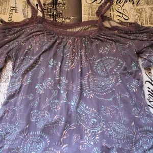 Off the shoulder blouse